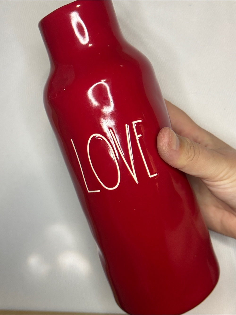9” “Love” Rae Dunn flower vase